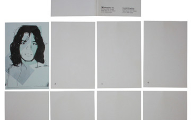 Mick Jagger Promotional Cards (Complete Set of Ten Works)