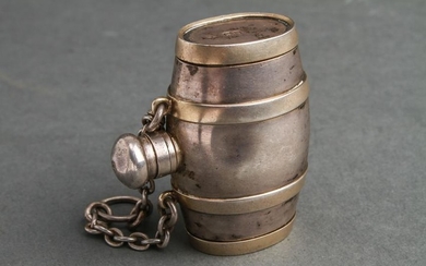 S. Mordan & Co London Barrel-Form Vinaigrette 1890