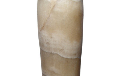 A nice Egyptian alabaster cylinder jar, Early Dynastic