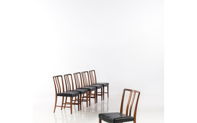 Peder Pedersen (1893-1965) Série de six chaises