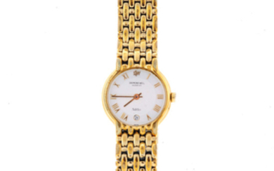 RAYMOND WEIL - a lady's gold plated Fidelio bracelet watch. View more details