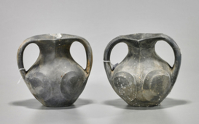 Two Archaic Han Dynasty Pottery Vessels