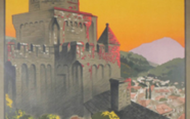 Vintage French Travel Poster Royat Auvergne