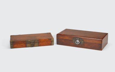 Two huanghuali boxes