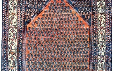 4 x 6 Antique Persian Mahal Rug