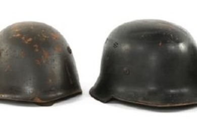WWII MIXED WORLD HELMET LOT OF 4