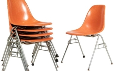Charles & Ray Eames - DSS Stacking Chairs - Five