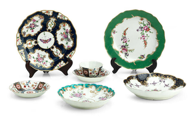 A collection of Worcester porcelains