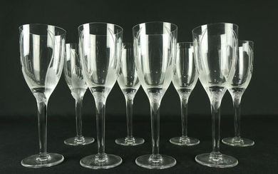 A Lalique France crystal group