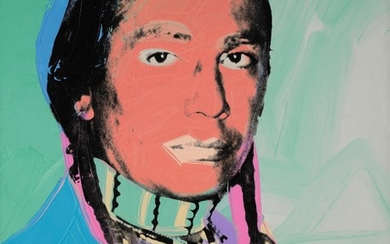 THE AMERICAN INDIAN (RUSSELL MEANS), Andy Warhol