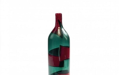 Fulvio Bianconi, 'A fasce orizzontale' vase 1950