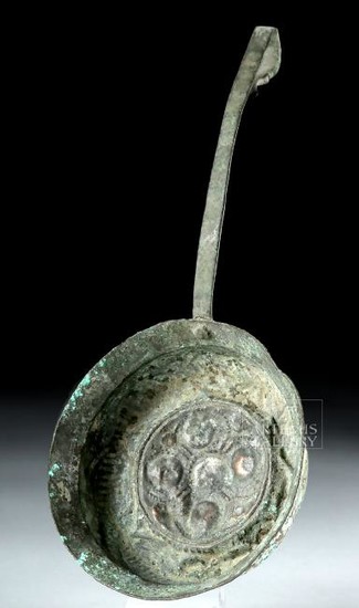 Roman Bronze Ladle w/ Lengthy Handle