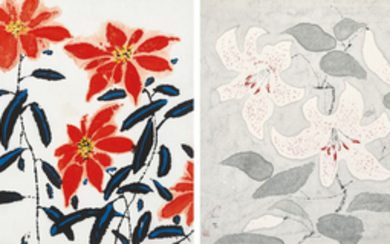 CHEN JIALING (B. 1937), Flowers (3) & (11)