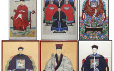 Six Chinese Ancestor Portraits