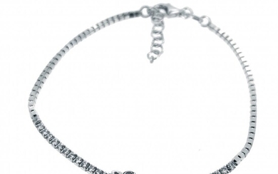 925 Rhodium silver bracelet