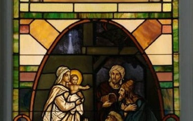 STAINED GLASS CHURCH WINDOW