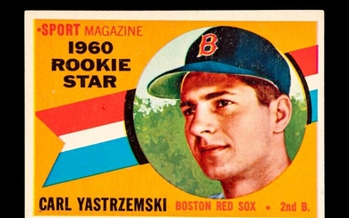 A 1960 Topps Carl Yastrzemski Rookie Baseball Card No.