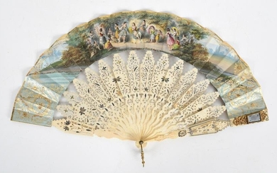 A 19th Century Continental Fan