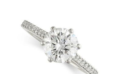 A 2.03 CARAT SOLITAIRE DIAMOND ENGAGEMENT RING in