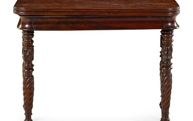 A Classical Mahogany Game Table