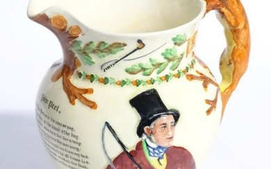 A Crown Devon musical jug commemorating John Peel