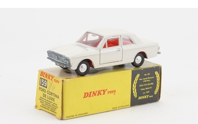 A Dinky No: 159 "Ford Cortina De Luxe" finished in White wit...