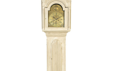 A Dutch Painted Tall Case Clock