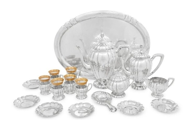 A German Silver Tea and Coffee Service