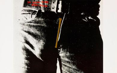 A Rolling Stones Signed Limited Edition Print Of The Album Cover Sticky Fingers