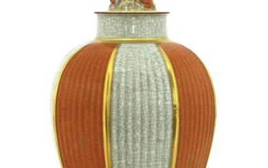 A Royal Copenhagen vase and cover