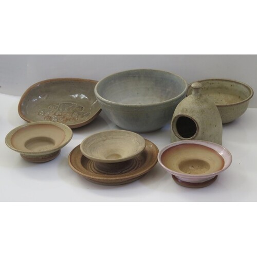 A Selection of Studio Pottery including Susan Bennett