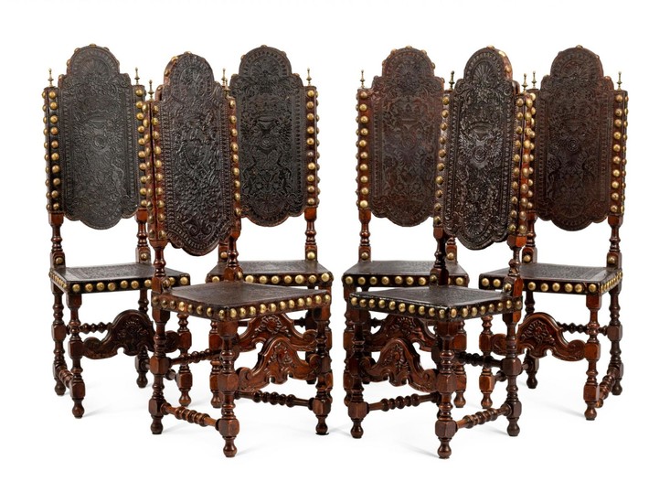 A Set of Six Portuguese Side Chairs