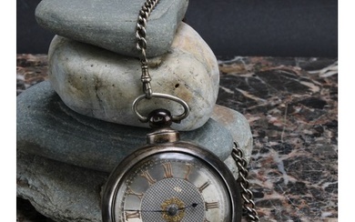 A Victorian silver pair case pocket watch, by D. Bowen, Alfr...