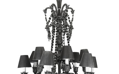A 'Zenith Noir' twelve light chandelier
