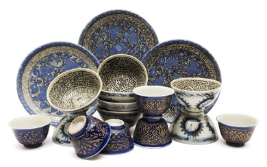 A collection of Islamic Chinese porcelains19th/early 20th century, China and Japan, Provenance: Property of a...