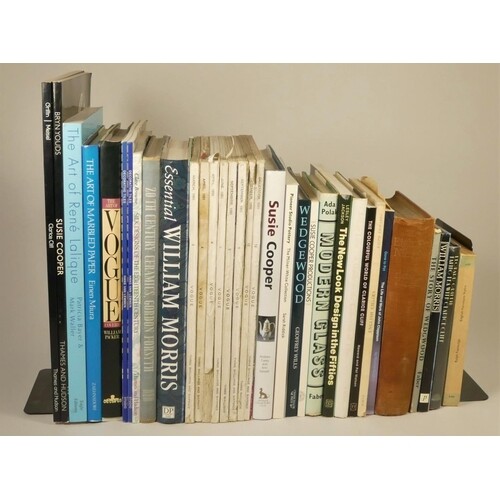 A collection of books to include, Fashion, Design, Ceramics-...