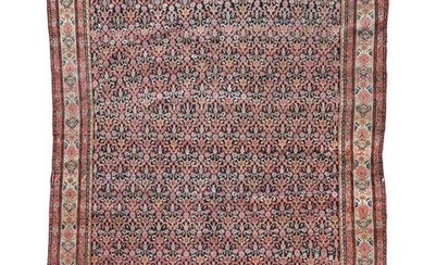 A finely-woven Feraghan rug, circa 1920
