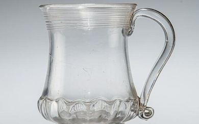 AN 18TH CENTURY GLASS MUG