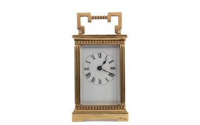 AN EARLY 20TH CENTURY CARRIAGE CLOCK