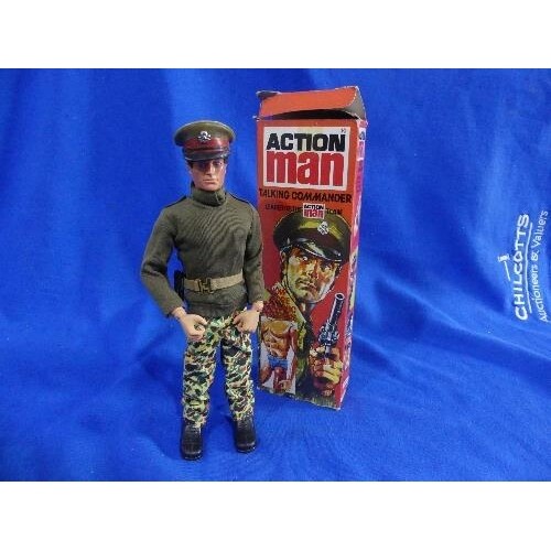 Action Man; A boxed 'Talking Commander now more Dynamic Phys...
