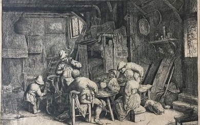 Adriaen van Ostade (1610 - 1685) - Het ontbijt