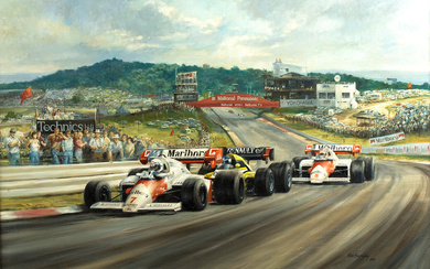 Alan Fearnley (1942- ), 'McLaren's Supremacy'