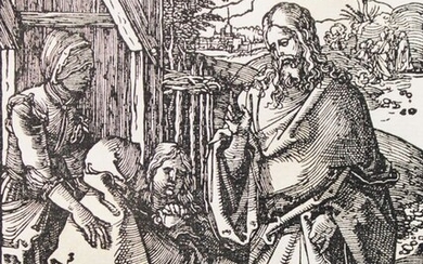 Albrecht Dürer (1471-1528) - "Gesù Cristo si congeda dalla madre"