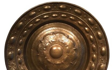 Alms dish - Copper - 17th century