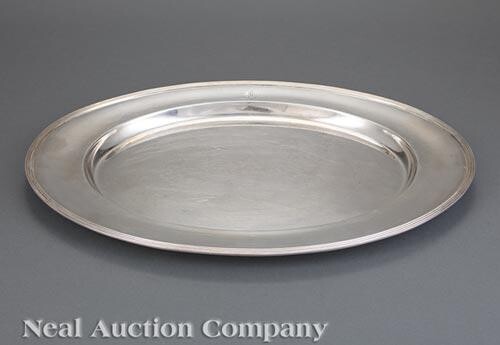 American Sterling Silver Oval Platter