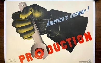 America's Answer - Production! - Art by Jean Carlu