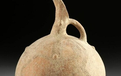 Amlash Terracotta Beaked Vessel - Avian Form