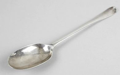 An early eighteenth century silver basting spoon, in