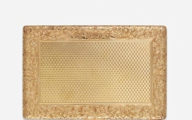 An eighteen karat gold case, Serpico Y Laino