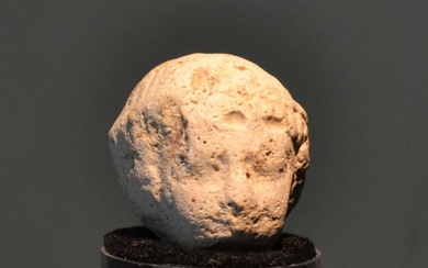 Ancient Egyptian Limestone Head - 3 cm